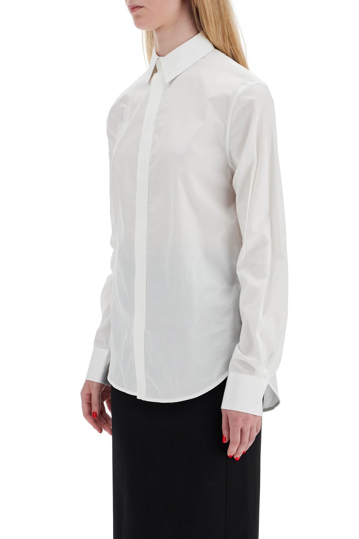 Wardrobe.Nyc flared cotton shirt for women Topwear Wardrobe.Nyc