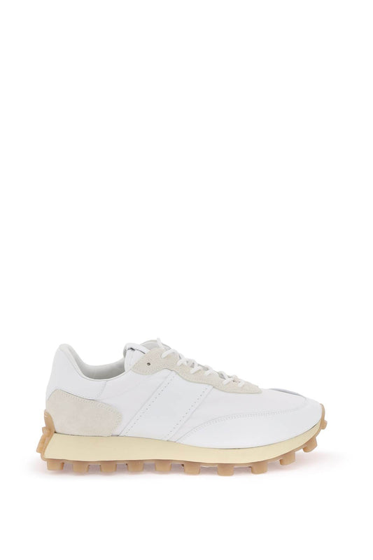 Tod'S leather and fabric 1t sneakers